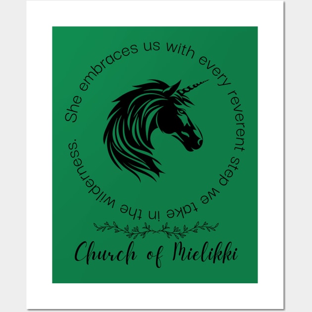 Church of Mielikki - Elven Diety Faerun Pantheon Wall Art by CursedContent